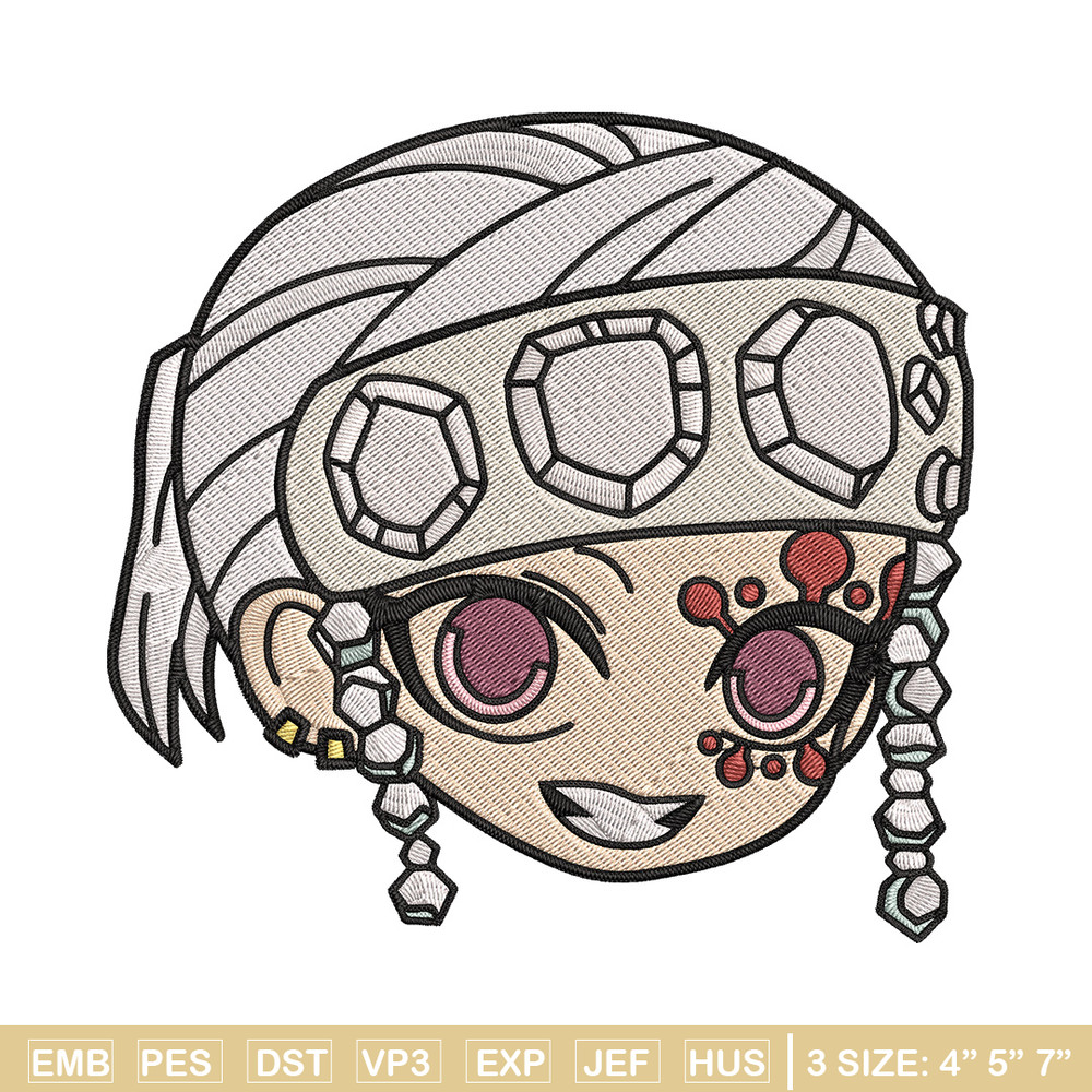 Tengen sticker Embroidery Design, Demon slayer Embroidery, Embroidery File, Anime Embroidery, Digital download.jpg
