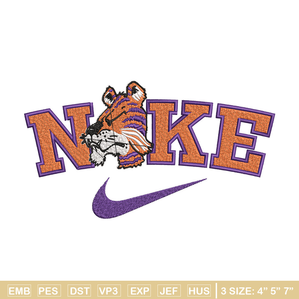 Tiger x nike embroidery design, Cartoon embroidery, Nike design, Embroidery file, Embroidery shirt, Digital download.jpg
