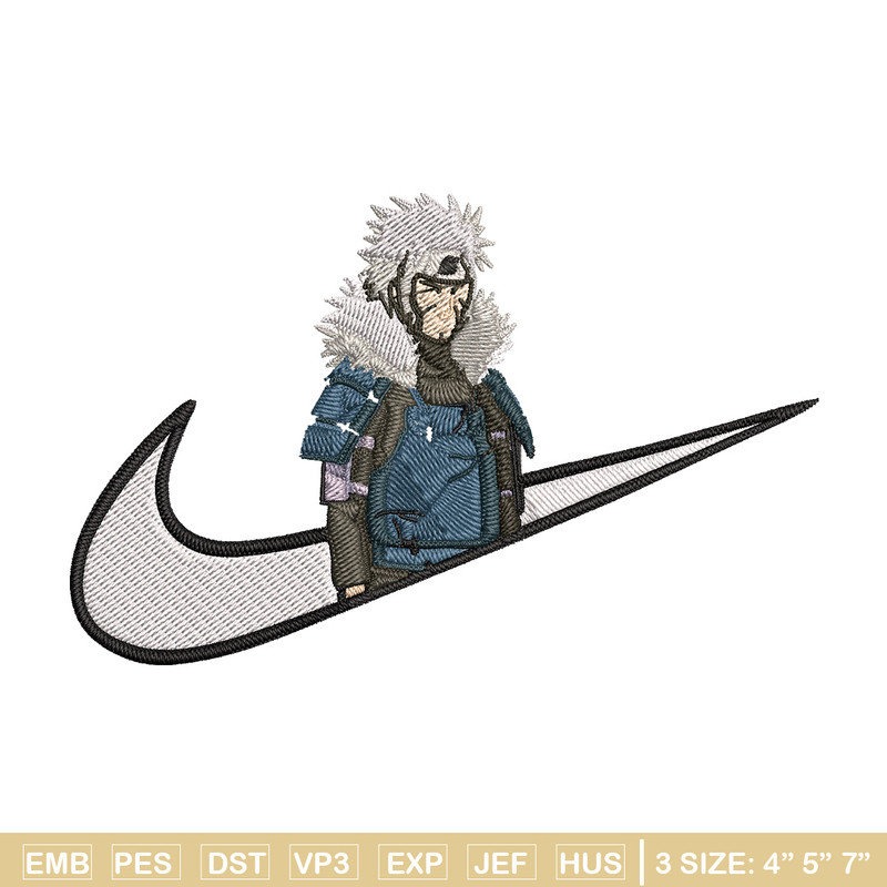 Tobirama x nike Embroidery Design, Naruto Embroidery, Embroidery File, Nike Embroidery, Anime shirt, Digital download.jpg