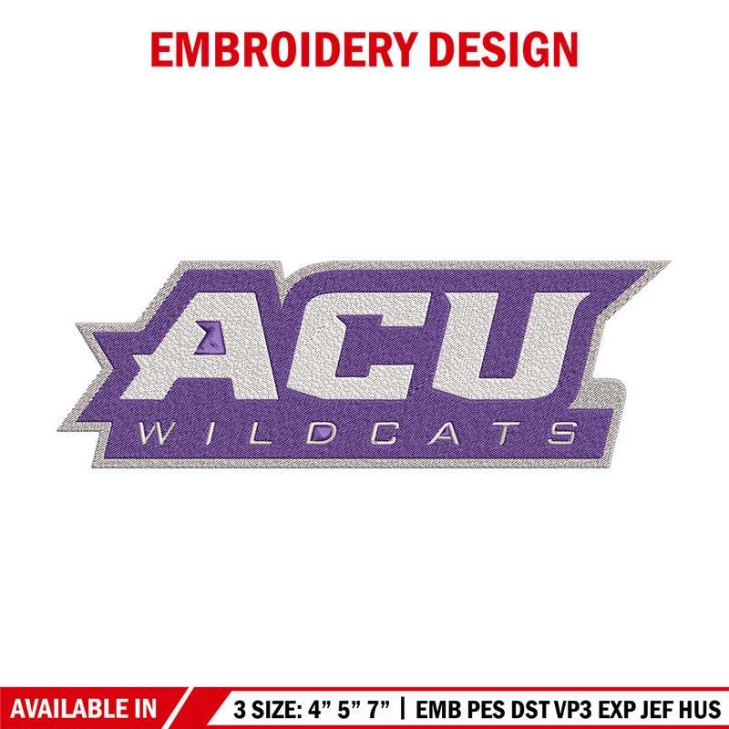 Abilene Christian logo embroidery design, Sport embroidery, logo sport embroidery, Embroidery design,NCAA embroidery.jpg