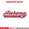 Alabama Crimson logo embroidery design,NCAA embroidery,Sport embroidery, Logo sport embroidery, Embroidery design..jpg
