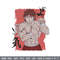 Baki poster Embroidery Design, Baki Embroidery, Embroidery File, Anime Embroidery, Anime shirt, Digital download.jpg