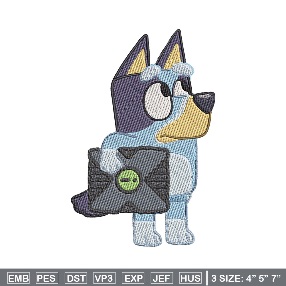 Bluey cartoon Embroidery, Bluey Embroidery, Embroidery File, cartoon design, cartoon shirt, Digital download..jpg