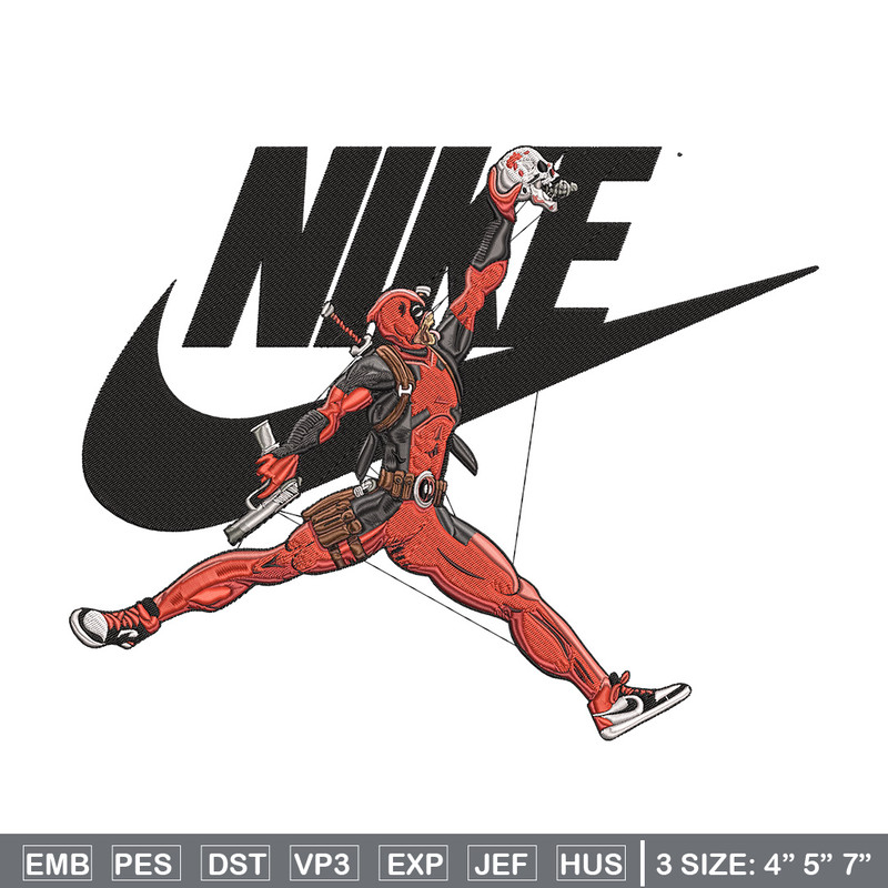 Deadpool nike Embroidery Design, Deadpool Embroidery, Embroidery File,Nike Embroidery, Anime shirt, Digital download.jpg