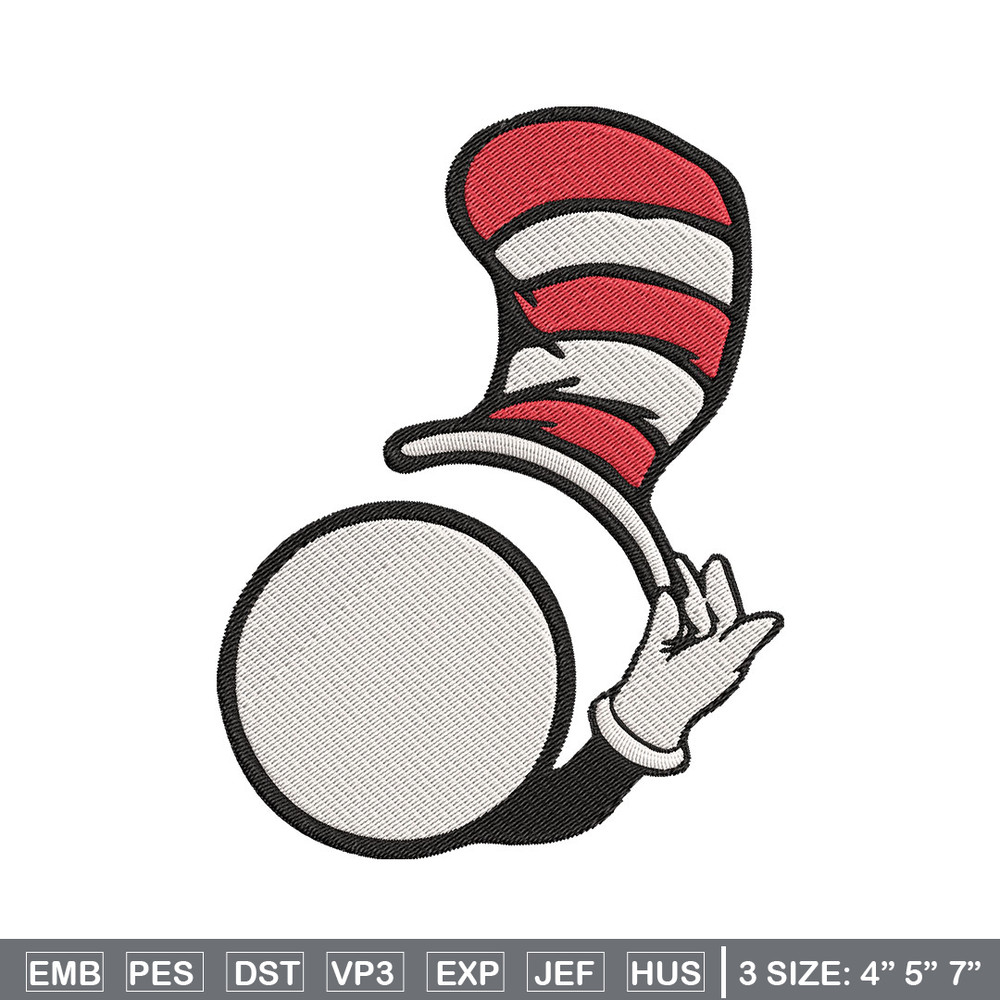 Dr seuss hat Embroidery Design, Dr seuss hat Embroidery, Embroidery File, logo shirt, Embroidery logo, Digital download..jpg