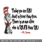 Dr Seuss Today You Are You Embroidery Design, Dr seuss Embroidery, Embroidery File, Embroidery design, Digital download.jpg