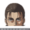 Eren Peeker Embroidery Design, Aot Embroidery, Embroidery File, Anime Embroidery, Anime shirt, Digital download..jpg