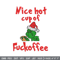 Fuckoffee embroidery design,Chrismas design, Embroidery shirt, Embroidery file, Grinch embroidery, Digital download.jpg