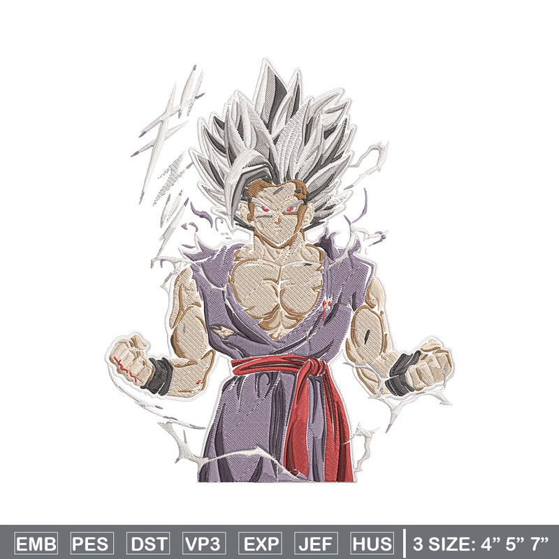 Goku Ultra form Embroidery Design, Dragonball Embroidery, Embroidery File, Anime Embroidery,Anime shirt,Digital download.jpg