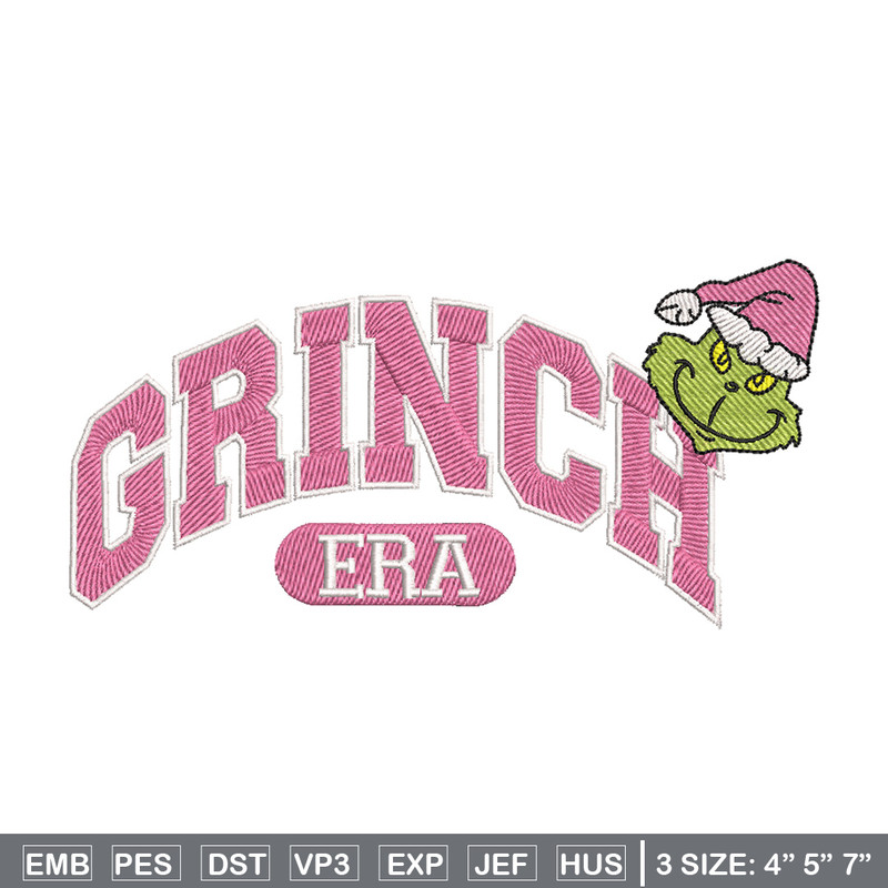 Grinch era embroidery design, Grinch embroidery, Chrismas design, Embroidery shirt, Embroidery file, Digital download.jpg