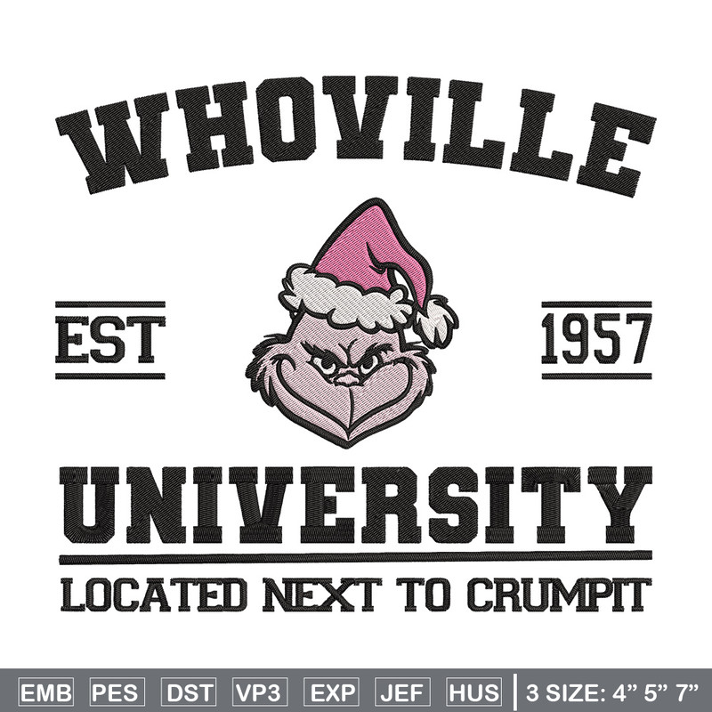 Grinch est 1957 Embroidery Design, Grinch Embroidery, Embroidery File, Chrismas Embroidery, Anime shirt,Digital download.jpg