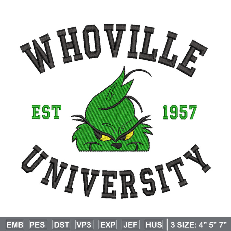 Grinch est1957 embroidery design,Grinch embroidery, Chrismas design, Embroidery file, Embroidery shirt, Digital download.jpg