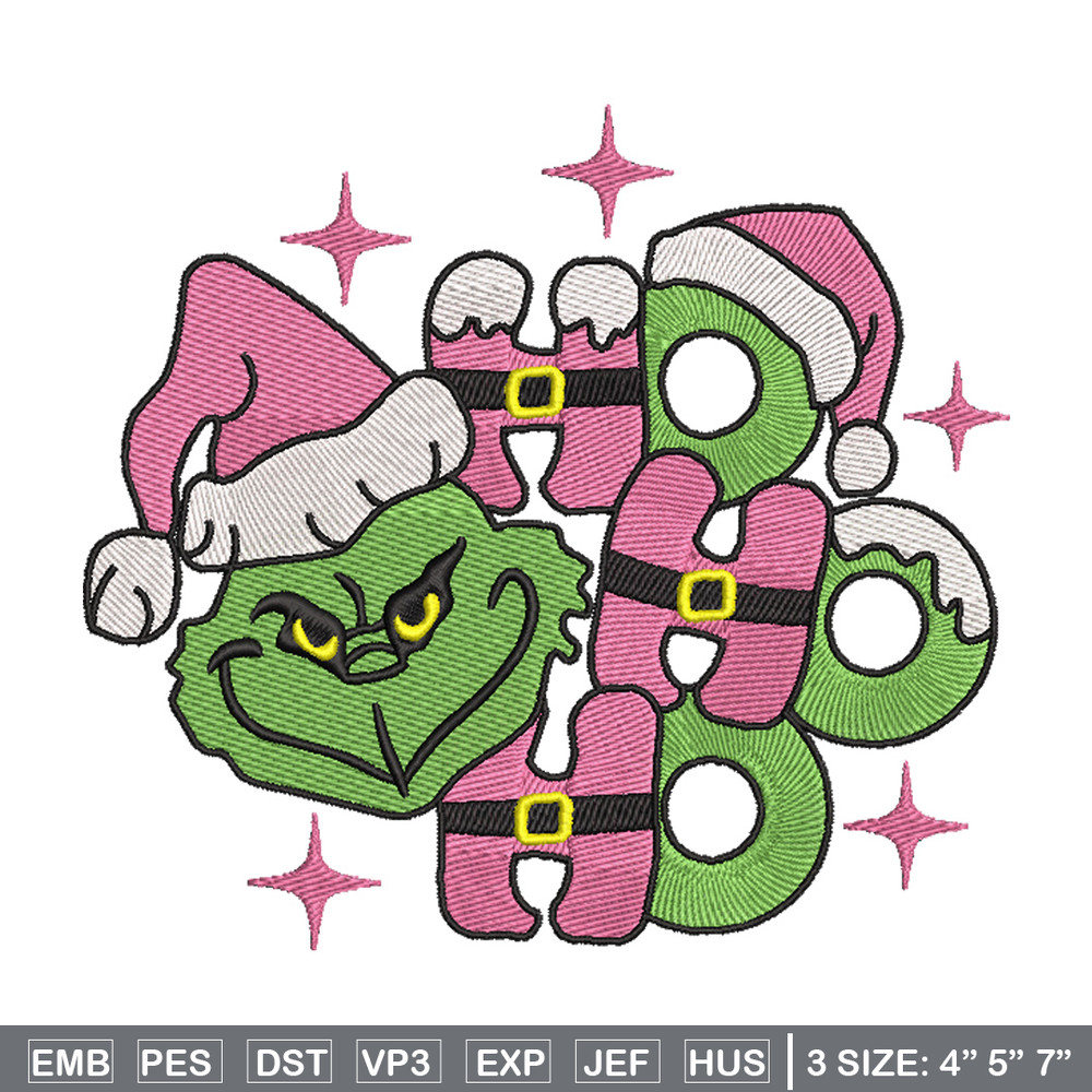 Grinch laugh embroidery design,Chrismas design, Embroidery shirt, Embroidery file, Grinch embroidery, Digital download.jpg