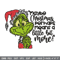 Grinch Maybe Christmas Embroidery design, Grinch Embroidery, Grinch design, Embroidery file, Instant download..jpg