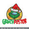Grinch postor Christmas Embroidery design, Grinch christmas Embroidery, Grinch design, Embroidery file, Instant download.jpg