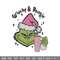 Grinchy bougie Embroidery Design, Grinch Embroidery, Embroidery File,Chrismas Embroidery, Anime shirt, Digital download.jpg