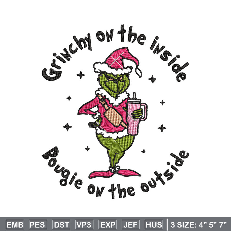 Grinchy Embroidery Design, Grinch Embroidery, Embroidery File, Chrismas Embroidery, Anime shirt, Digital download.jpg