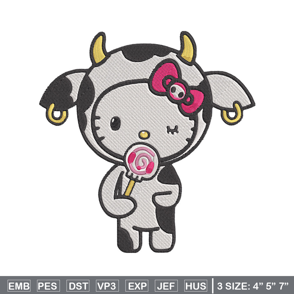 Hello kitty cow Embroidery Design, Hello kitty Embroidery, Embroidery File,Anime Embroidery,Anime shirt,Digital download.jpg