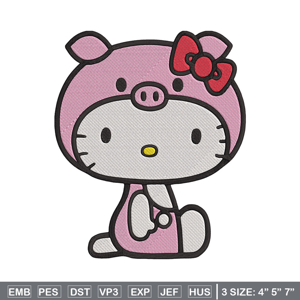 Hello Kitty Embroidery Design, Hello kitty Embroidery, Embroidery File, Anime Embroidery, Digital download.jpg
