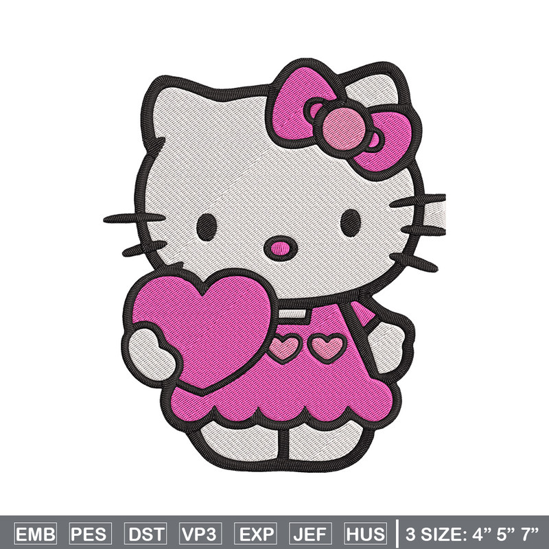 Hello kitty heart Embroidery Design, Hello kitty Embroidery, Embroidery File, Anime Embroidery, Digital download.jpg