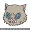 Inosuke sticker Embroidery Design, Demon slayer Embroidery, Embroidery File, Anime Embroidery, Digital download.jpg