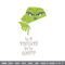 Is it too late embroidery design,Chrismas design, Embroidery shirt, Embroidery file, Grinch embroidery, Digital download.jpg