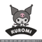 Kuromi logo Embroidery Design, Hello kitty Embroidery, Embroidery File, Anime Embroidery, Anime shirt, Digital download.jpg