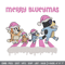 Merry blueymas embroidery design, Bluey embroidery, Chrismas design, Embroidery file, Embroidery shirt, Digital download.jpg