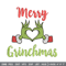 Merry grinchmas embroidery design,Grinch embroidery,Chrismas design, Embroidery shirt, Embroidery file, Digital download.jpg
