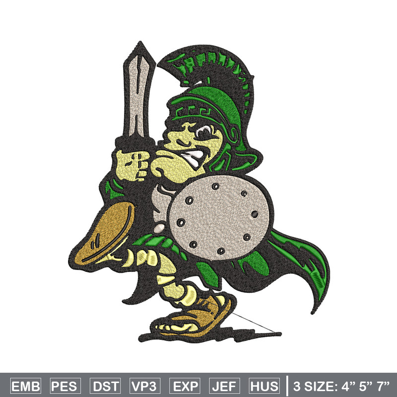 Michigan State logo embroidery design, Logo embroidery, Sport embroidery, logo sport embroidery, Embroidery design.jpg