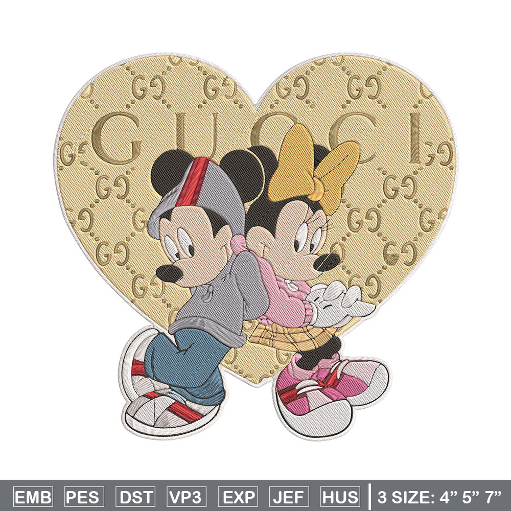Mickey couple Embroidery Design, Mickey Embroidery, Embroidery File, Gucci Embroidery, Anime shirt, Digital download..jpg