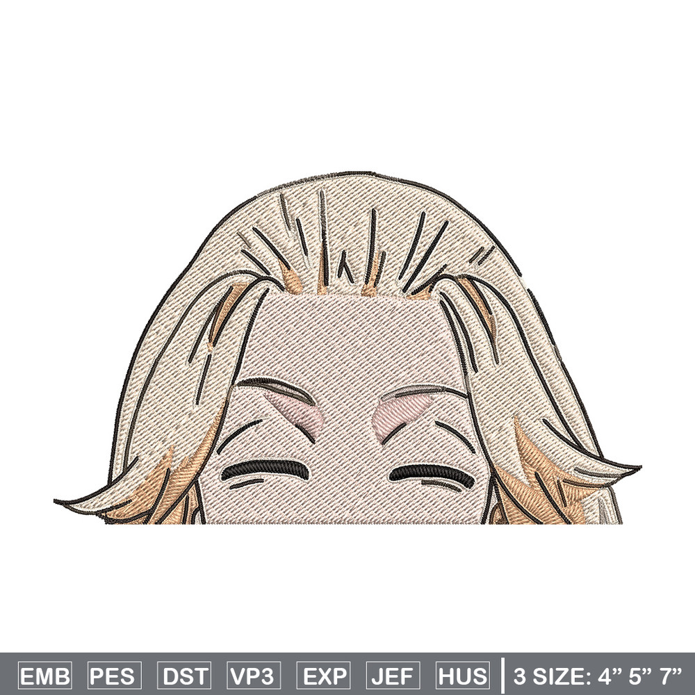 Mikey Peeker Embroidery Design, Tokyo Revengers Embroidery, Embroidery File, Anime Embroidery, Digital download..jpg