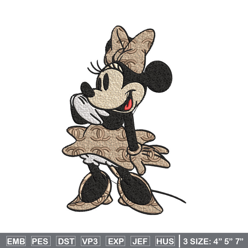 Minnie fun gucci Embroidery Design, Gucci Embroidery, Brand Embroidery, Logo shirt, Embroidery File, Digital download.jpg