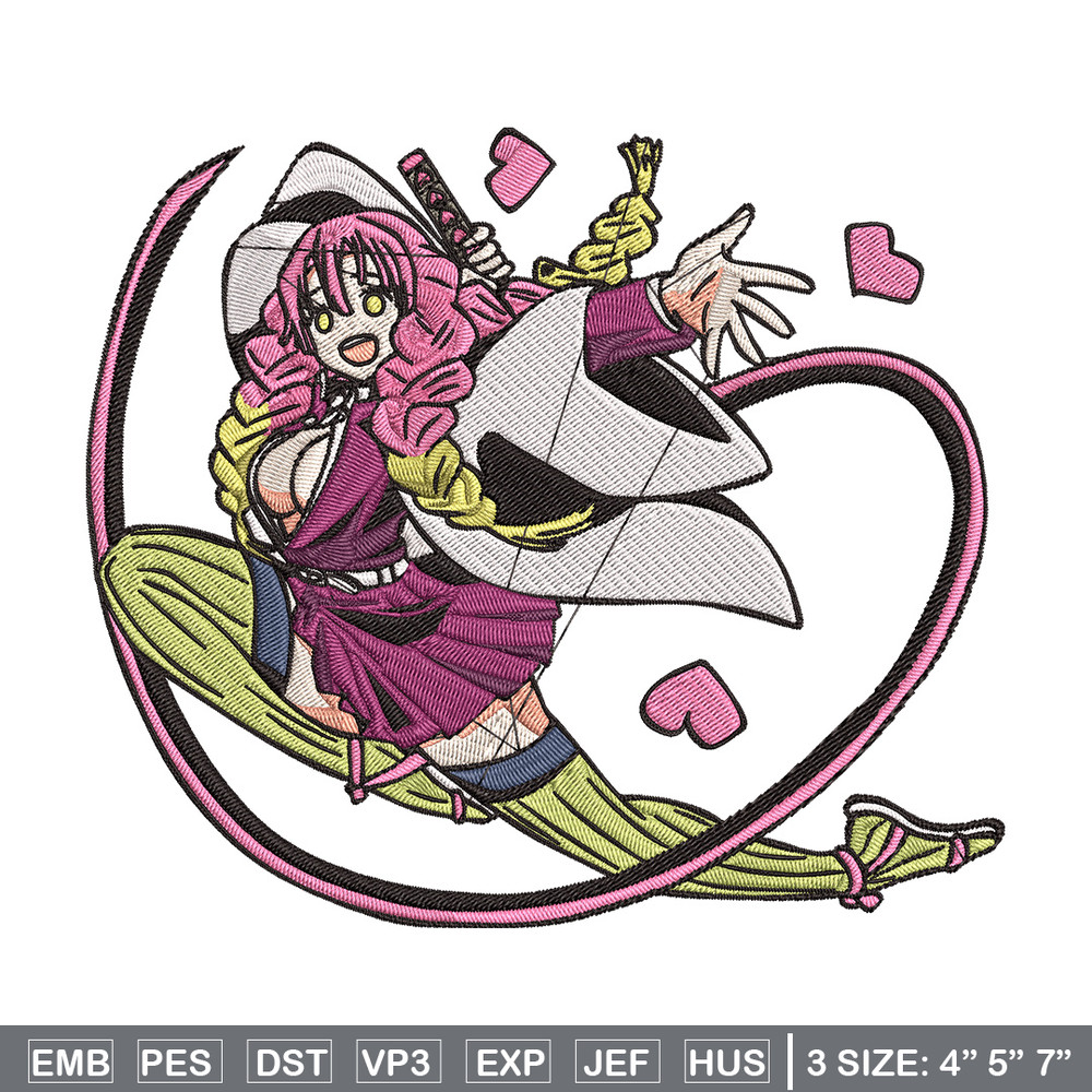 Mitsuri love Embroidery Design, Demon slayer Embroidery, Embroidery File, Anime Embroidery,Anime shirt, Digital download.jpg