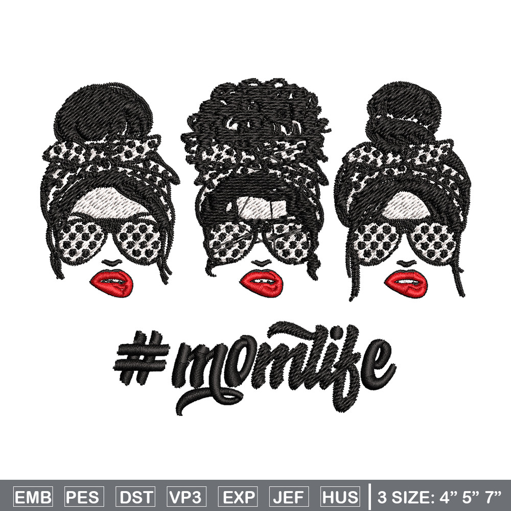 Mom Life Leopard Embroidery design, Mom Life Embroidery, logo design, Embroidery File, logo shirt, Instant download..jpg