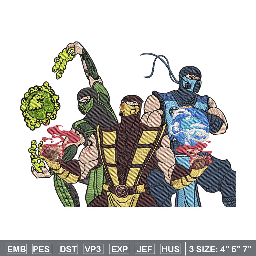 Mortal Kombat Ninja Embroidery Design, Mortal Embroidery, Embroidery File, Anime Embroidery,Anime shirt,Digital download.jpg