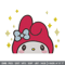My Melody Peek Embroidery Design, Hello kitty Embroidery, Embroidery File, Anime Embroidery,Anime shirt,Digital download.jpg