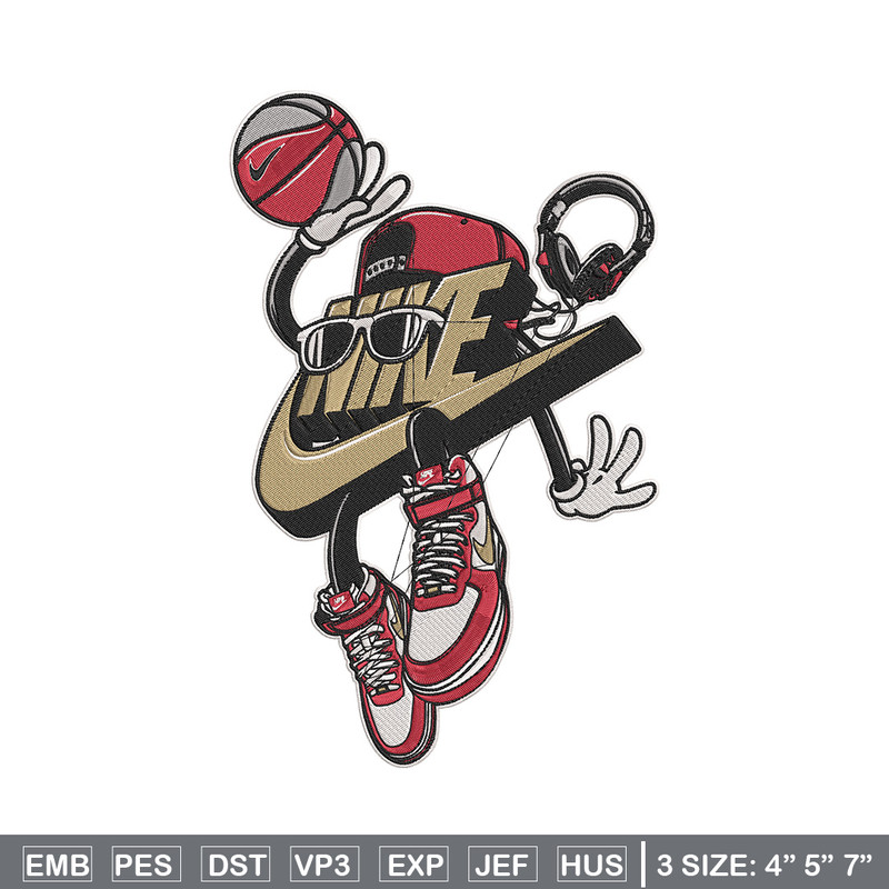 Nike Basketball Logo Embroidery Design, Nike Embroidery, Embroidery File, Anime Embroidery, Anime shirt,Digital download.jpg