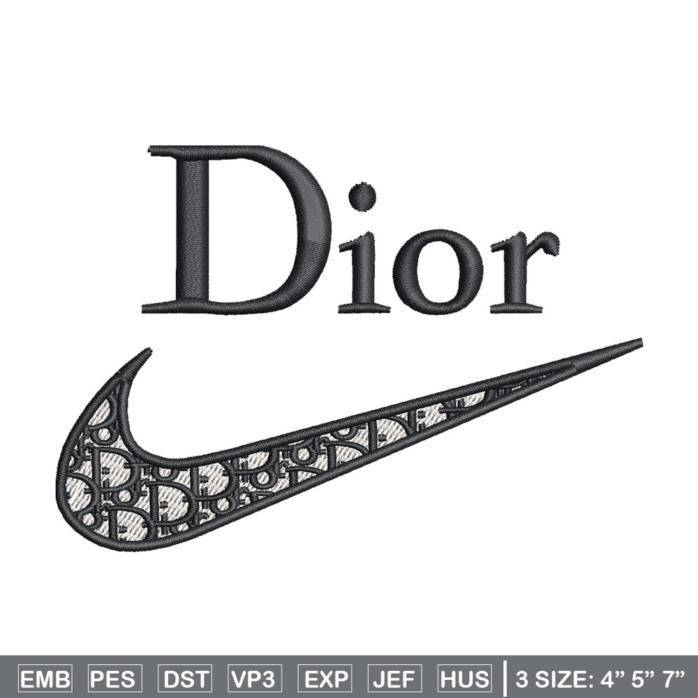 Nike dior embroidery design, Dior embroidery, Emb design, Embroidery shirt, Embroidery file, Digital download.jpg