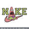 Nike patrick cute Embroidery Design, Spongebob Embroidery, Nike Embroidery, Embroidery File, Logo shirt,Digital download.jpg