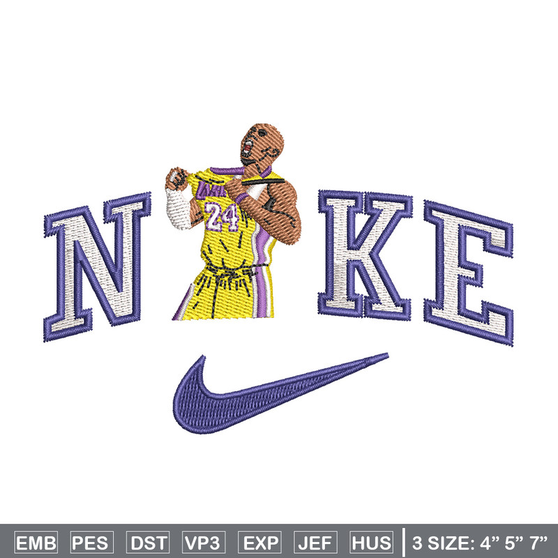 Nike player embroidery design, Basketball embroidery, Nike design,Embroidery file,Embroidery shirt,Digital download.jpg