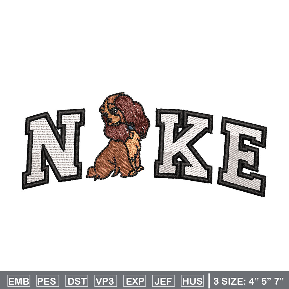 Nike x cute dog embroidery design, Dog embroidery, Nike design, Embroidery shirt, Embroidery file, Digital download.jpg