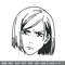 Nobara face Embroidery Design, Jujutsu Embroidery, Embroidery File, Anime Embroidery, Anime shirt, Digital download.jpg