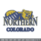 Northern Colorado logo embroidery design, College embroidery,Sport embroidery, logo sport embroidery, Embroidery design.jpg