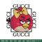 Girl Bird gucci Embroidery design, Angry Birds Embroidery, cartoon design, Embroidery File, logo shirt, Digital download.jpg