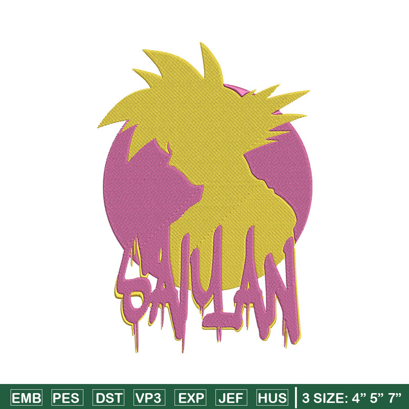 Goku circle Embroidery Design, Dragonball Embroidery, Embroidery File, Anime Embroidery, Anime shirt, Digital download..jpg