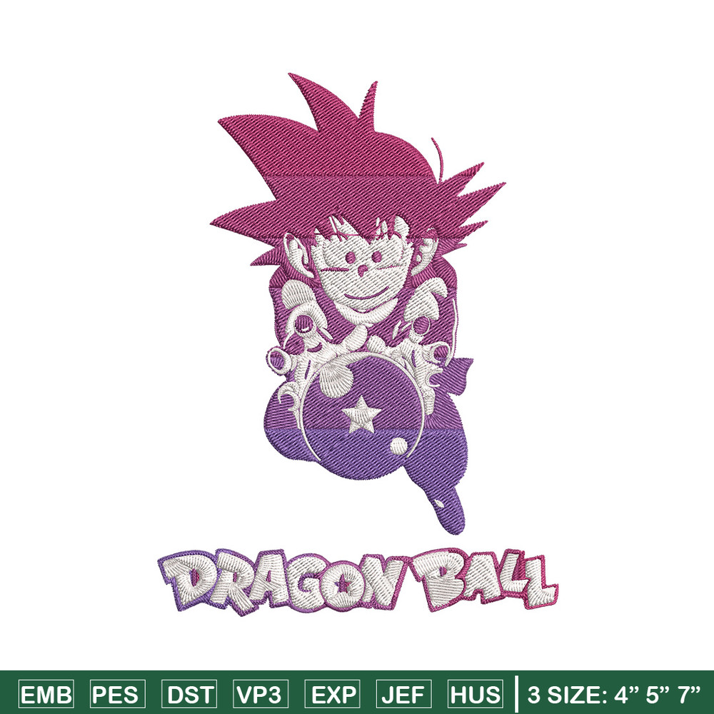Goku kid Embroidery Design, Dragonball Embroidery, Embroidery File, Anime Embroidery, Anime shirt, Digital download..jpg