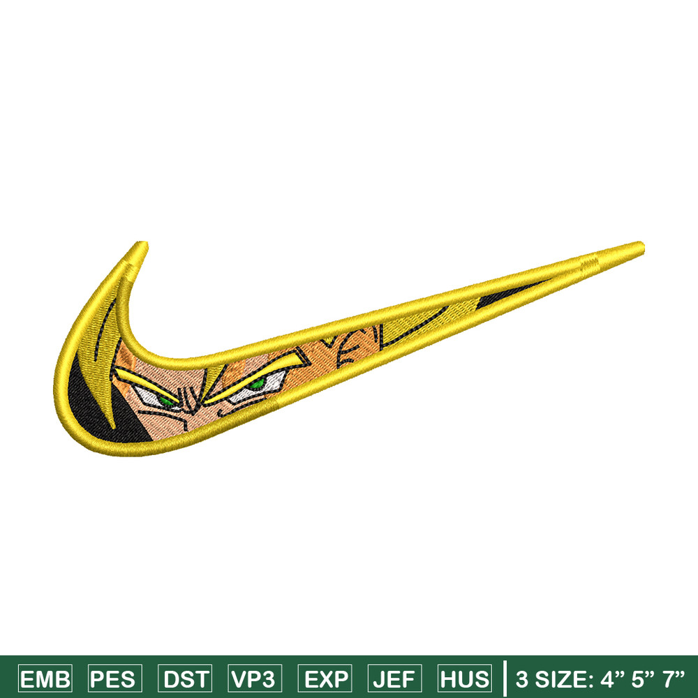 Goku ss eyes Nike embroidery design, Dragon Ball embroidery, nike design, anime design, anime shirt, Digital download.jpg