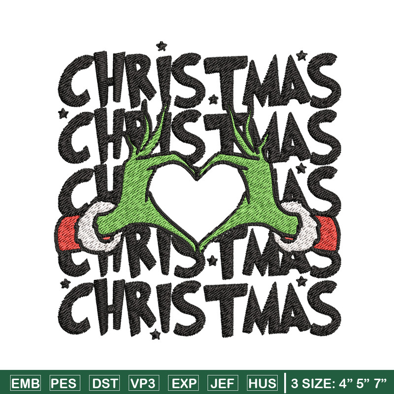 Grinch christmas Embroidery design, Grinch christmas Embroidery, logo design, Embroidery File, Instant download..jpg