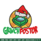 Grinch postor Christmas Embroidery design, Grinch christmas Embroidery, Grinch design, Embroidery file, Instant download.jpg